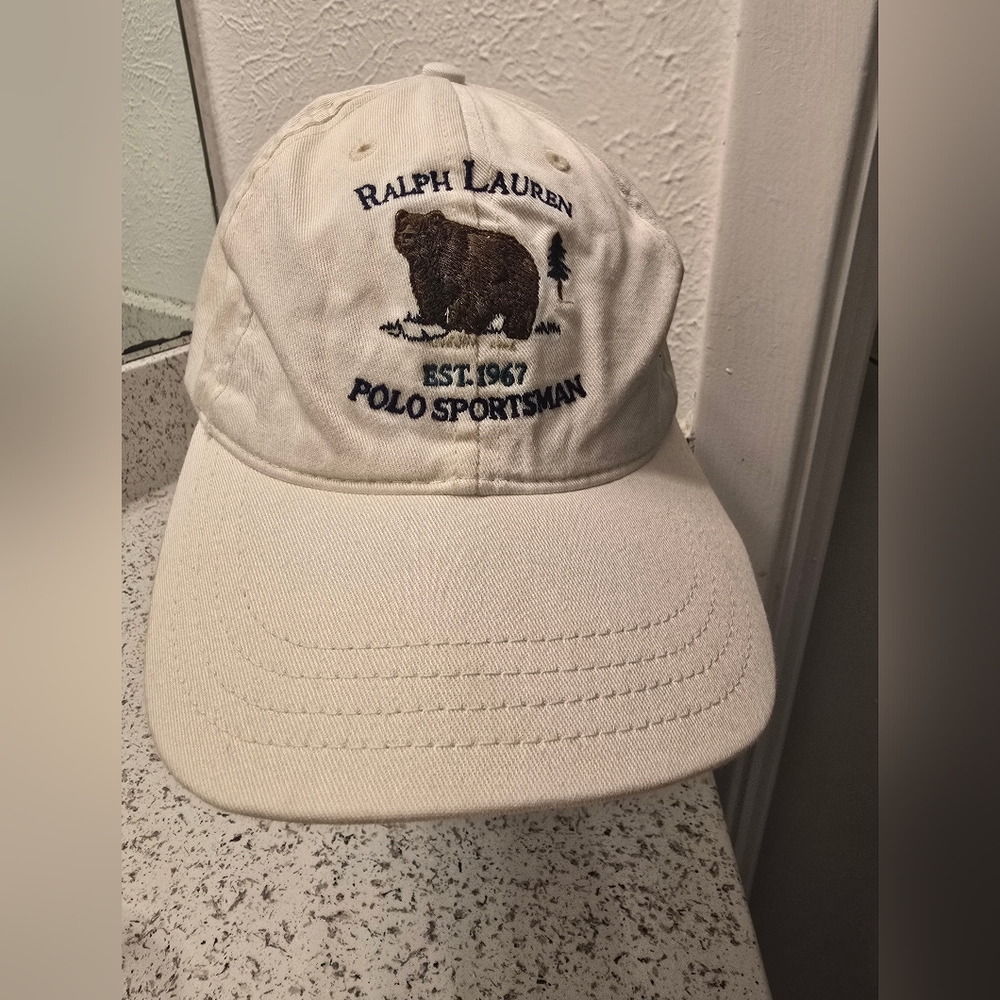 Ralph Lauren Polo Sportman White Cap
